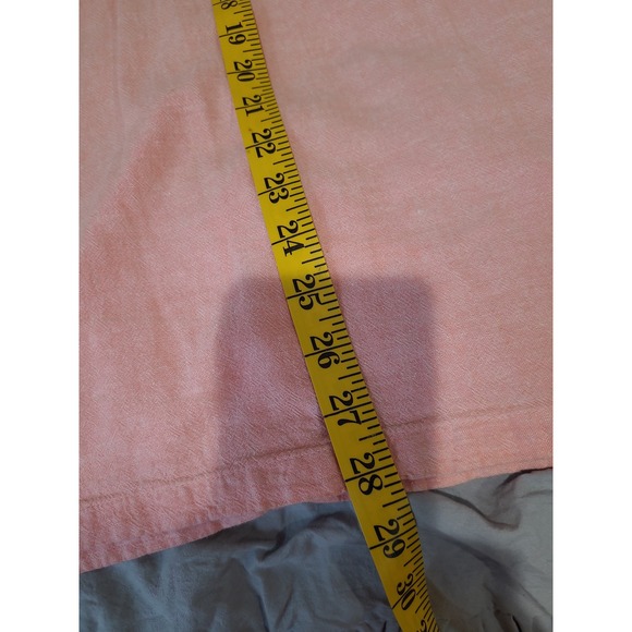 Old Navy Women SZ L Peach Linen blend popover Tunic Top lagonlook boho casual‎ - Picture 8 of 12